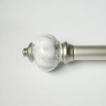 0.5mm Thickness Resin Finial Iron Pipe Rods For Curtains