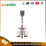 wooden street lamp outdoor fitness equipment surfboard