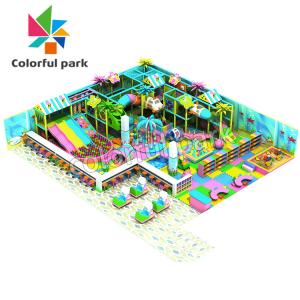 Quality PVC foam Kids Soft Play Area , Anti UV commercial trampoline park equipment wholesale