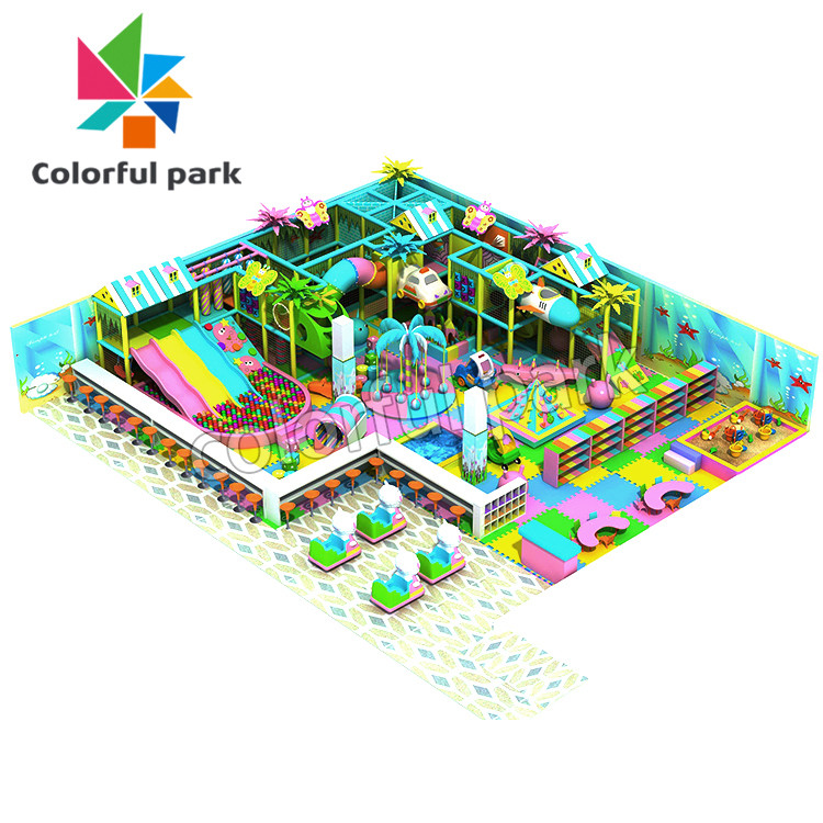 PVC foam Kids Soft Play Area , Anti UV commercial trampoline park equipment