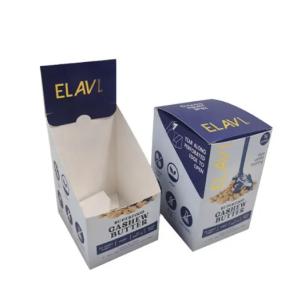 Quality Wholesale Custom Logo Paper Candy Jelly Chocolate Bar Snack Display Packaging Supermarket Product Display Retail Box wholesale