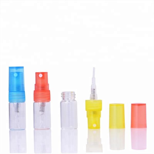 Transparent Glass Tube Bottles , Glass Perfume Spray Bottle 5ml 8ml 10ml15ml
