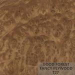Customized Burl Veneer Plywood Board Fancy Root Canal Veneer