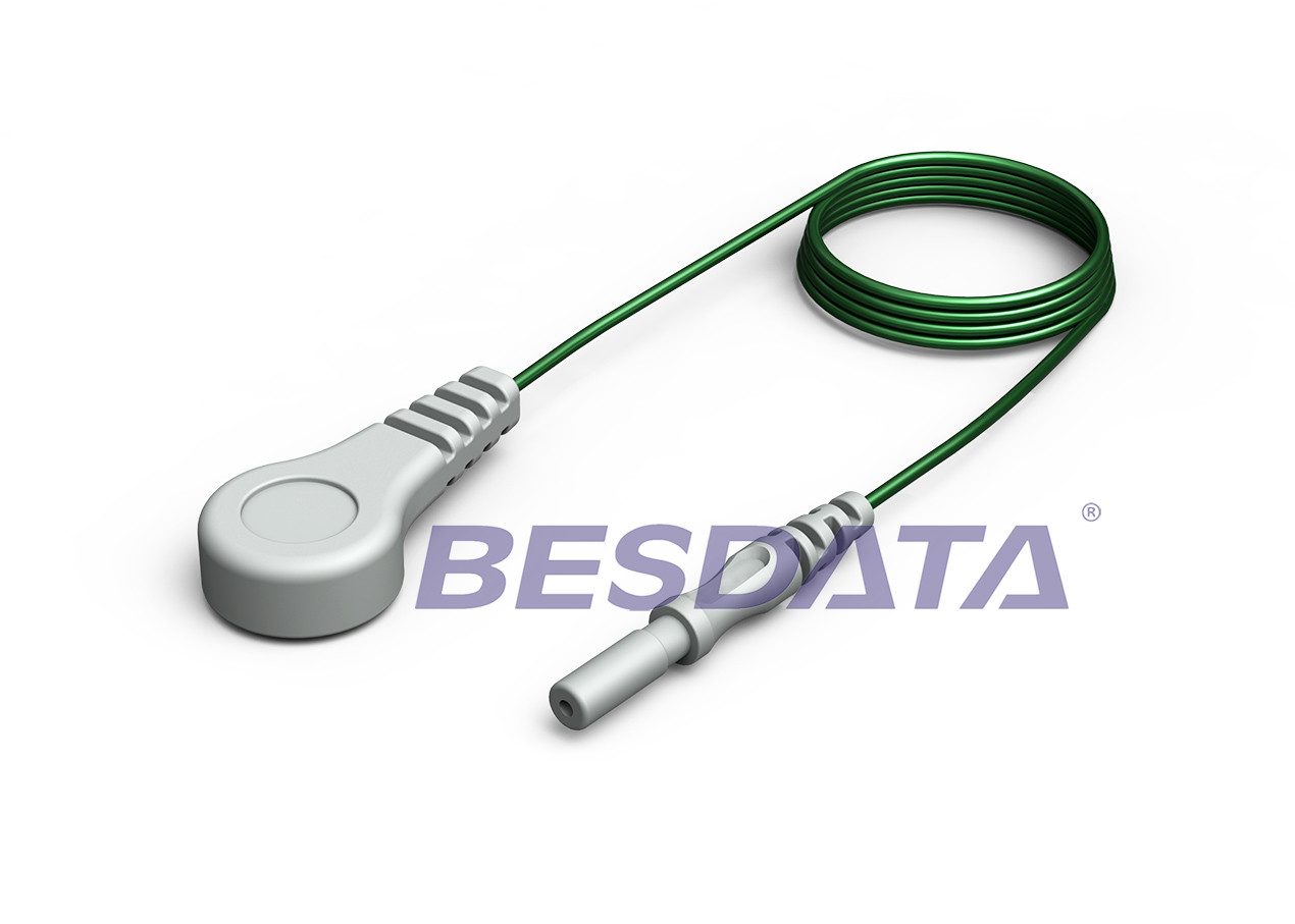 3 / 5 / 7 / 10 Leads ECG Cables And Leadwires With Snap Ending 1.5 Mm Din Connector