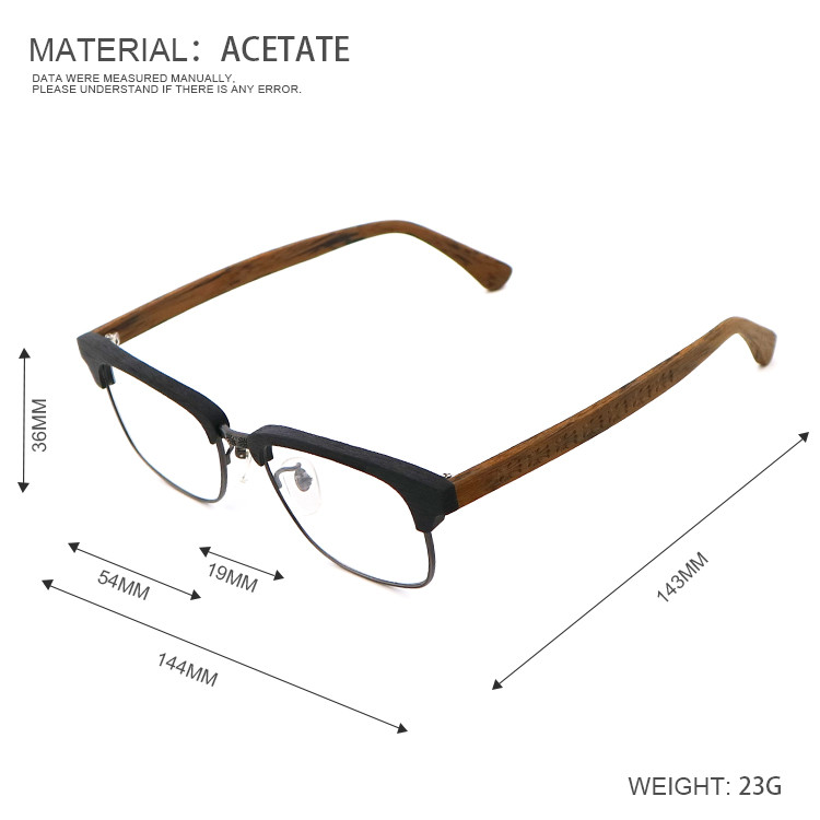 Full Rim Custom Order Acetate Optical Glasses Frame MR 12321
