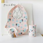Protect Your Baby Clothes Silicone Baby Bib Stain Resistant Animal Printing