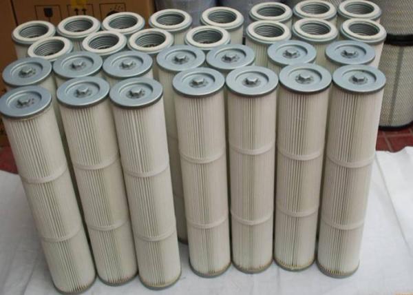 High Efficiency 99% Dust Collector Filter Cartridge , Industrial Cartridge