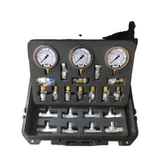 Quality Excavator Fuel Hydraulic Pressure Gauge Pressure Gas Pressure Portable Test Kit for Hot End of Year Sales wholesale
