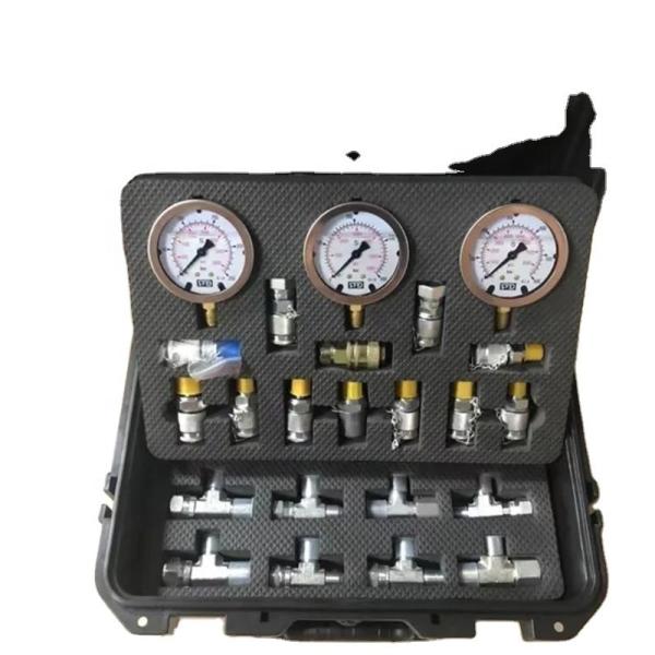 Excavator Fuel Hydraulic Pressure Gauge Pressure Gas Pressure Portable Test Kit