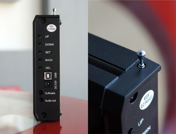 Best price 433.92MHz wireless pager system slim button and display receiver for restaurant