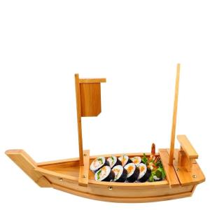 Quality Japanese Sashimi Bamboo Food Serving Tools 200cm Sushi Boat wholesale