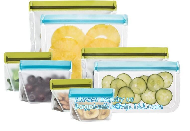 fresh food vegetable fruit roll packaging plastic flat pouch bag,zipper Seal pack Embossing Vacuum Bag for Fresh Food
