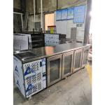 Commerical 2.4m 8ft Under Counter Bar Refrigerator 4 Glass Door
