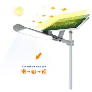 Quality Solar Power 45watt 6500lm Smart Waterproof LED Street Light wholesale