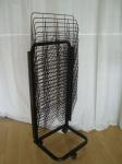 Painting Paper Drying Metal Tubular Office Display Racks Spring Wire Shelves