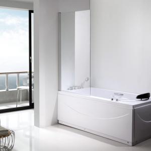 Quality 800×1400mm Single Sliding Frameless Shower Door SGS wholesale