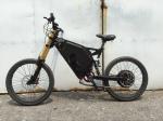 1000w Stealth Electric Mountain Bike Full Suspension 120kgs Loading 50-60km/H