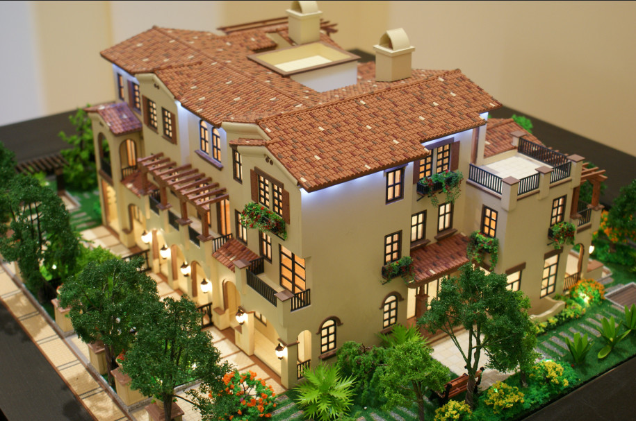 CAD Drawing Exterior Building 3D Model , Commercial Modern Architecture Model