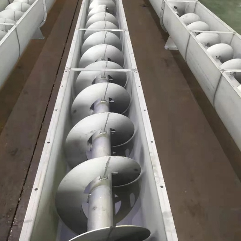 OEM Custom Powder Stainless Steel Shaftless Conveying Machinery Screw Auger Conveyor