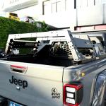 Silver Hard Stainless Steel Pick Up Truck Bed Rack for Toyota Ford DMAX 46kg
