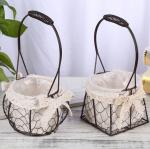 Holiday Gift Iron Basket