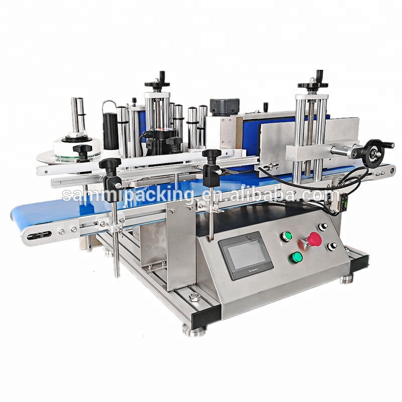 the lower price and hot sale tabletop automatic labeling machine for round bottle