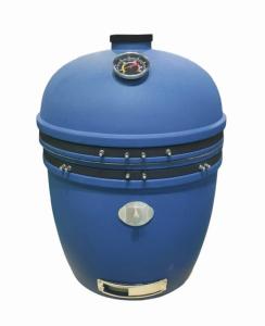 Quality Blue bubble Glazed Charcoal Kamado Grill 27 Inch BBQ wholesale