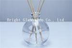 Clear round Diffuser Glass Bottle, glass bottle wholesale