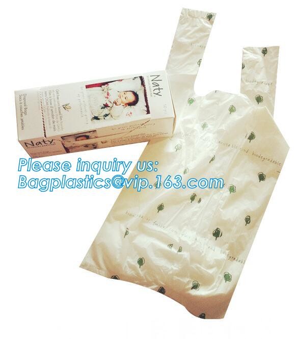 Easy-Tie Baby Disposable Diaper Sacks Bags,100% Biodegradable Diaper Bags with Baby Powder Scent, bagplastics, bagease