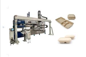 Quality Sugarcane Bagasse Plates Making Machine PLC Control wholesale