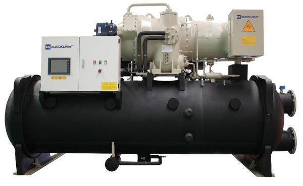 High Efficiency Falling Film Centrifugal Water Cooled Chiller 380-415V / 3Ph /
