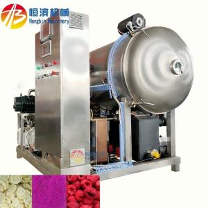 Quality 200kg/Batch Capacity Vacuum Freeze Dehydration Machine For Flower And Candy Freeze Dryer wholesale