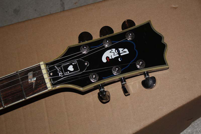 Wholesale new guitar mahogany body 3-piuckup LP Ace Frehley Signature blue electric guitar