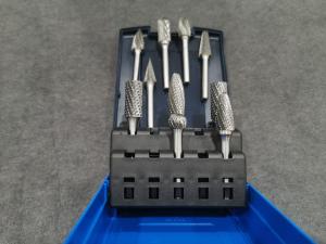 Quality BLUE CASE CARBIDE BURRS 10PCS ROTARY BURRS INDUSTRY GRINDING AND CUTTING BURRS wholesale