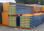 Fireproof Wall Roof 200mm Glass Wool Sandwich Panel