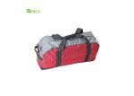 Dual Handles Contrast Color Nylon Duffle Bag