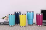 Insulated Water Bottles 20oz 304 Stainless Steel Water Tumbler With Lid Reusable