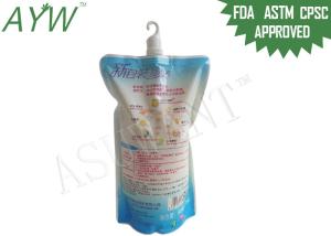 Quality Wash Friendly Liquid Storage Bags With Pothook , Plastic Liquid Bags For Baby Laundry Detergent wholesale