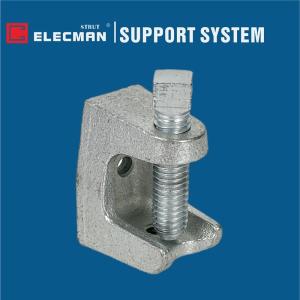 Quality Malleable Iron Heavy Duty Single Screw Pipe Beam Clamp 2 Hole Type wholesale