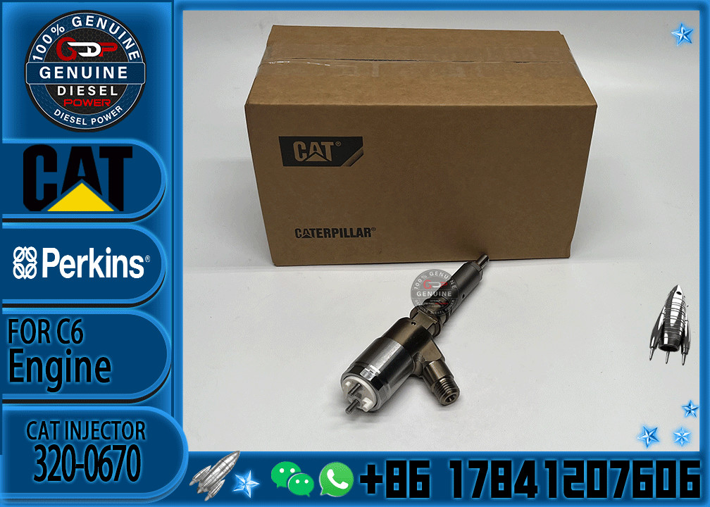 Caterpillar 306-9380 320-0690 320-0670 C6.4 E320D Engine Fuel Injector Factory direct sales
