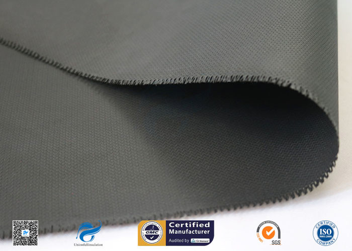 0.45mm High Temperature Black Silicone Coated Fiberglass Cloth Insulation Material