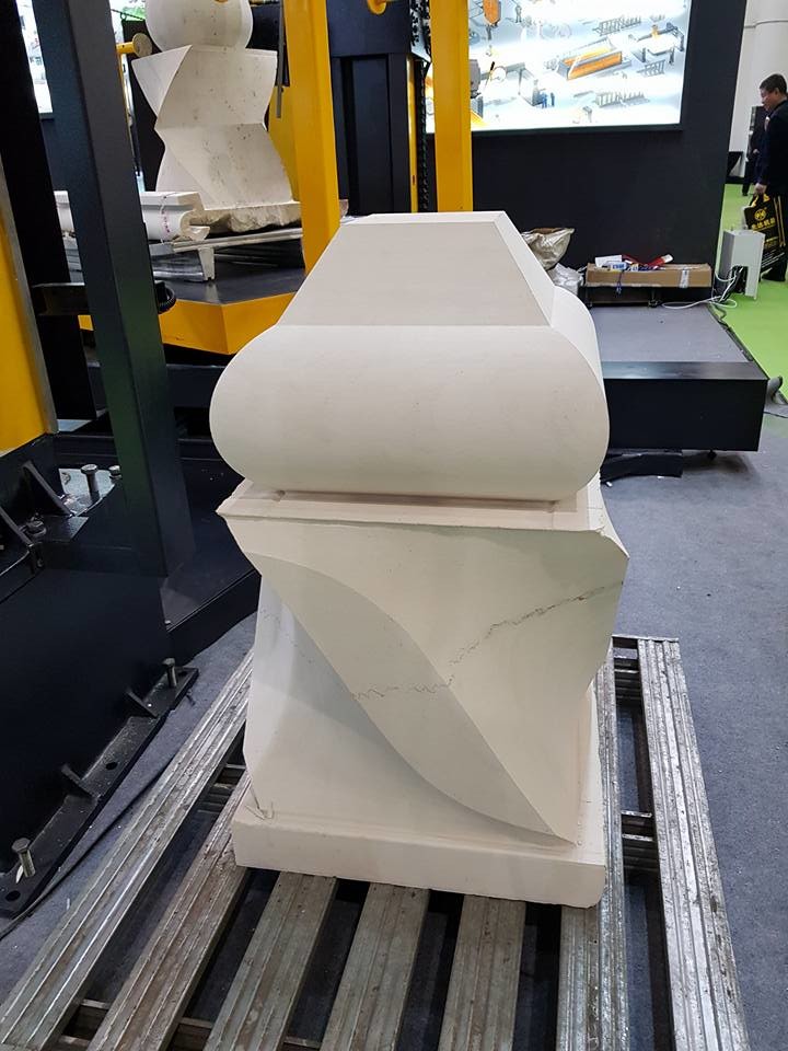 5 Axis CNC Stone Machine Diamond Wire Saw Machine For 3D Shapes