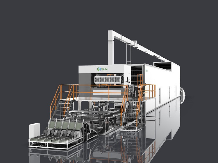 Rotating Egg Tray Making Machine High Precision Using Waste Paper