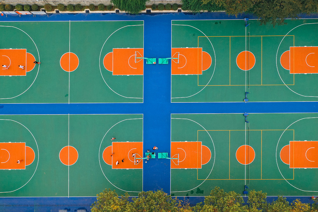 Fadeless Elastic Layer Futsal Basketball Court PU Sports Flooring