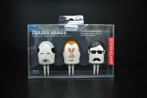 Quality Three Types Eraser Heads Speaker Toy For Promotion Gift / Collection wholesale