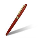 Red Sandalwood Luxury Roller Ball Pen 0.5mm Business Roller Pen With Gold