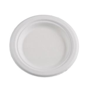 Quality Customized Disposable Paper Plate Round Sugarcane Pulp Paper Plate for Birthday Cake wholesale