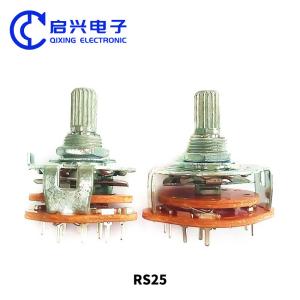 Quality bonens RS25-1-12 Shaft Band Selector Rotary Switch wholesale