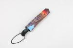 Digital Printing 3 Telescopic Golf Umbrella , Folding Golf Umbrella Soft Rubber