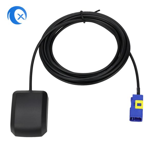 Car Mount Radio High Gain 22DBi GPS Car Antenna for Car Stereos with Fakra C